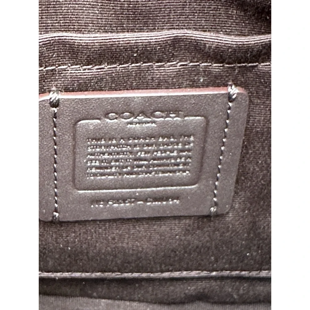 Coach Teri Shoulder Bag with Debossed‎ Coach Heritage Patch + Tassel